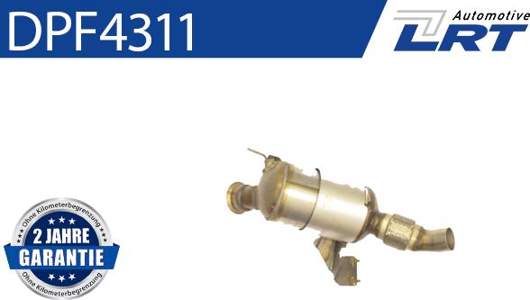 LRT DPF4311 - Filtro antiparticolato / particellare, Impianto gas scarico autozon.pro