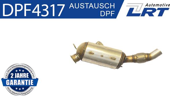 LRT DPF4317 - Filtro antiparticolato / particellare, Impianto gas scarico autozon.pro