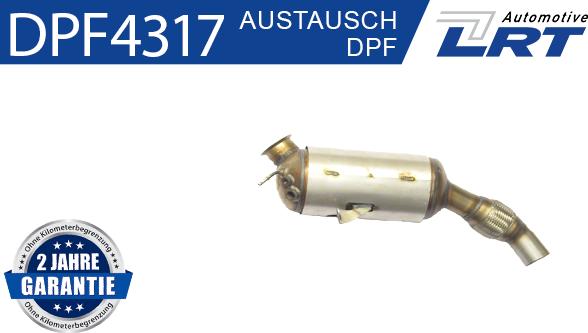 LRT DPF4317 - Filtro antiparticolato / particellare, Impianto gas scarico autozon.pro