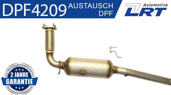 LRT DPF4209 - Filtro antiparticolato / particellare, Impianto gas scarico autozon.pro