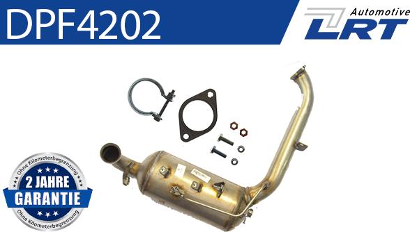 LRT DPF4202 - Filtro antiparticolato / particellare, Impianto gas scarico autozon.pro