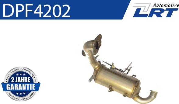 LRT DPF4202 - Filtro antiparticolato / particellare, Impianto gas scarico autozon.pro