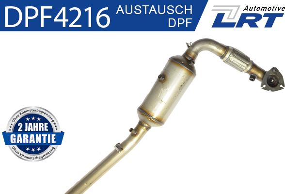 LRT DPF4216 - Filtro antiparticolato / particellare, Impianto gas scarico autozon.pro