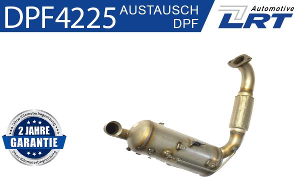 LRT DPF4225 - Filtro antiparticolato / particellare, Impianto gas scarico autozon.pro