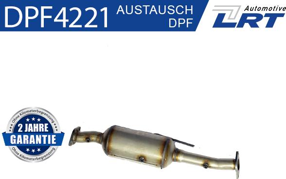 LRT DPF4221 - Filtro antiparticolato / particellare, Impianto gas scarico autozon.pro