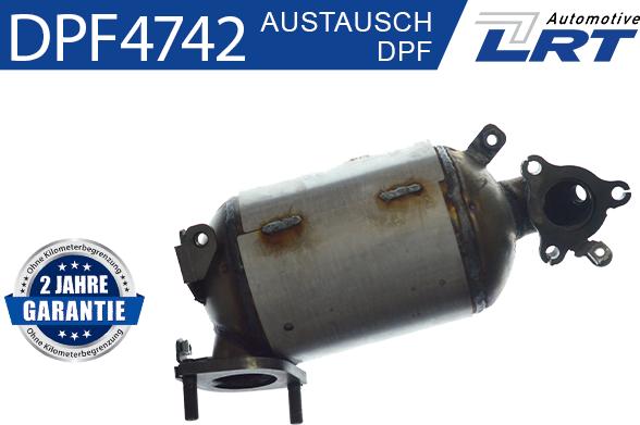 LRT DPF4742 - Filtro antiparticolato / particellare, Impianto gas scarico autozon.pro