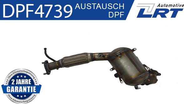 LRT DPF4739 - Filtro antiparticolato / particellare, Impianto gas scarico autozon.pro