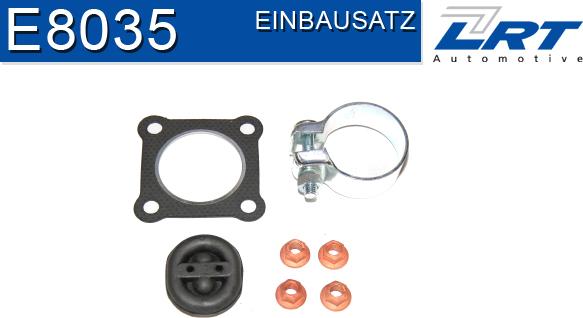 LRT E8058 - Kit montaggio, Catalizzatore autozon.pro