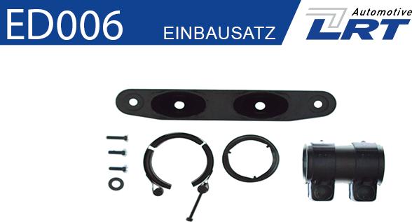 LRT ED006 - Kit montaggio, Catalizzatore autozon.pro