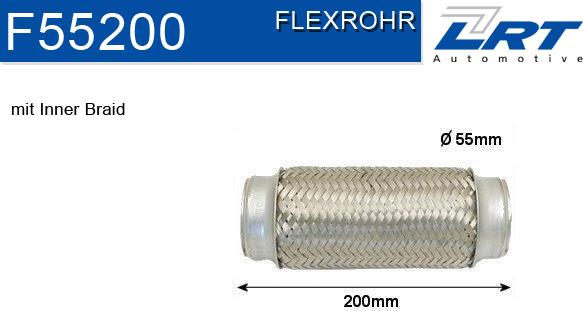 LRT F55200 - Flessibile, Impianto gas scarico autozon.pro