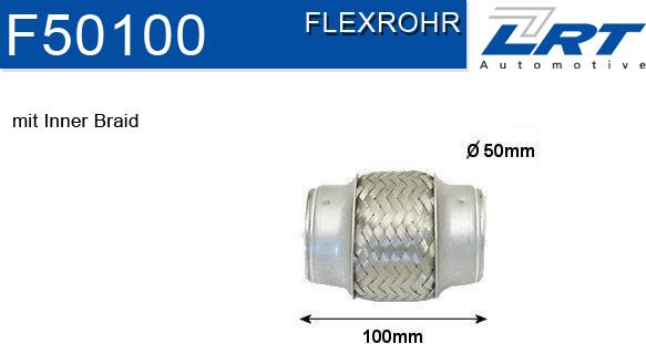 LRT F50100 - Flessibile, Impianto gas scarico autozon.pro