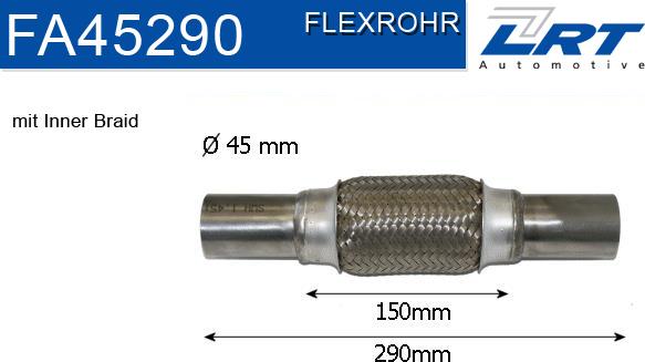 LRT FA45290 - Flessibile, Impianto gas scarico autozon.pro