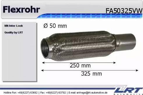 LRT FA50325VW - Flessibile, Impianto gas scarico autozon.pro