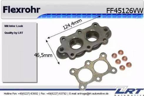 LRT FF45126VW - Flessibile, Impianto gas scarico autozon.pro