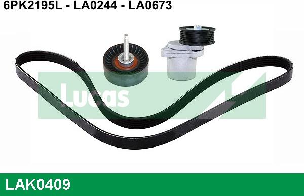 LUCAS LAK0409 - Kit Cinghie Poly-V autozon.pro