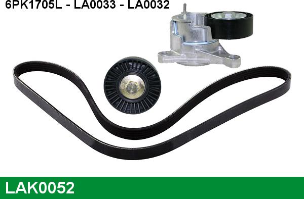 LUCAS LAK0052 - Kit Cinghie Poly-V autozon.pro