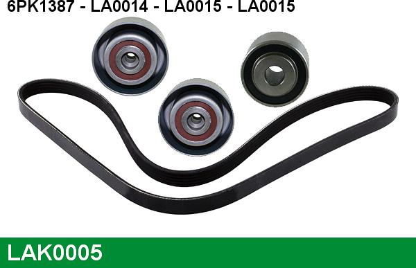 LUCAS LAK0005 - Kit Cinghie Poly-V autozon.pro