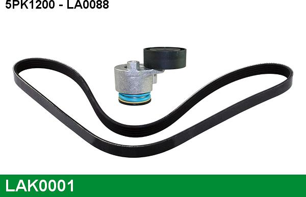 LUCAS LAK0001 - Kit Cinghie Poly-V autozon.pro