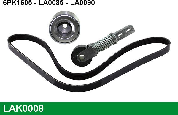 LUCAS LAK0008 - Kit Cinghie Poly-V autozon.pro