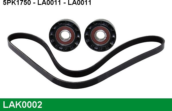 LUCAS LAK0002 - Kit Cinghie Poly-V autozon.pro