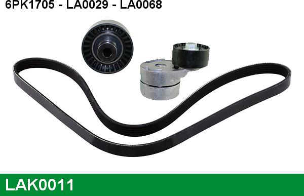 LUCAS LAK0011 - Kit Cinghie Poly-V autozon.pro