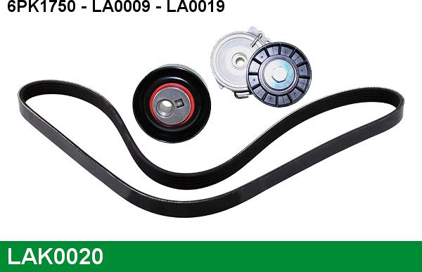 LUCAS LAK0020 - Kit Cinghie Poly-V autozon.pro