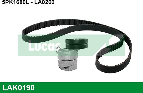 LUCAS LAK0190 - Kit Cinghie Poly-V autozon.pro