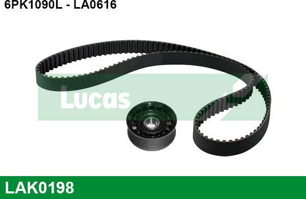 LUCAS LAK0198 - Kit Cinghie Poly-V autozon.pro