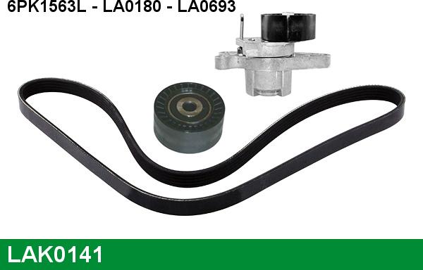 LUCAS LAK0141 - Kit Cinghie Poly-V autozon.pro