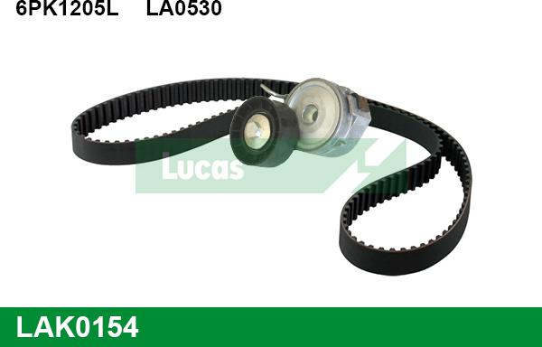 LUCAS LAK0154 - Kit Cinghie Poly-V autozon.pro