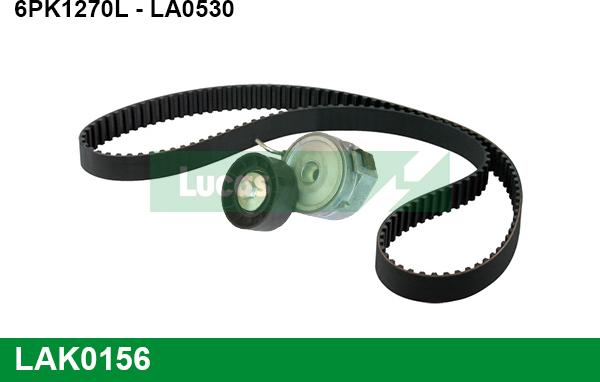 LUCAS LAK0156 - Kit Cinghie Poly-V autozon.pro