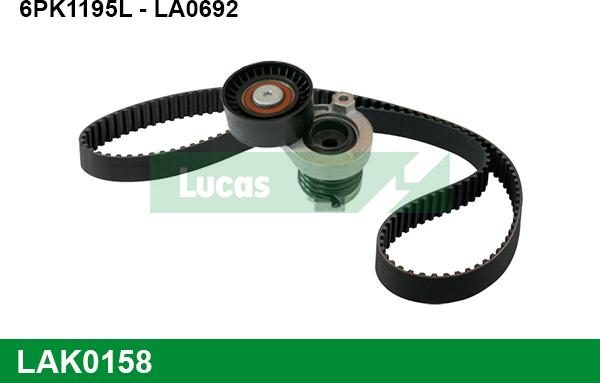 LUCAS LAK0158 - Kit Cinghie Poly-V autozon.pro