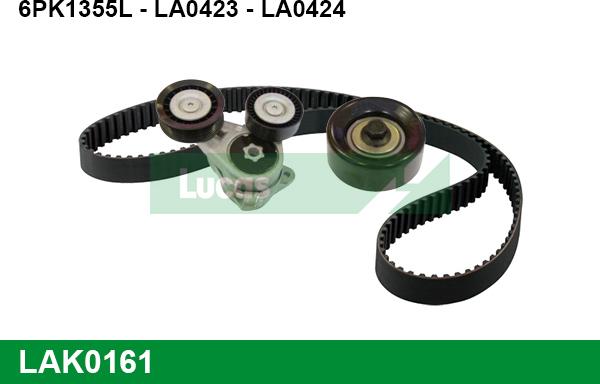 LUCAS LAK0161 - Kit Cinghie Poly-V autozon.pro