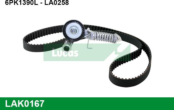 LUCAS LAK0167 - Kit Cinghie Poly-V autozon.pro