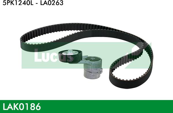 LUCAS LAK0186 - Kit Cinghie Poly-V autozon.pro