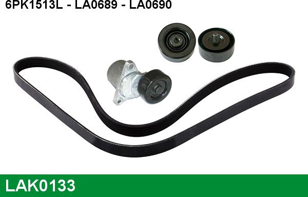 LUCAS LAK0133 - Kit Cinghie Poly-V autozon.pro