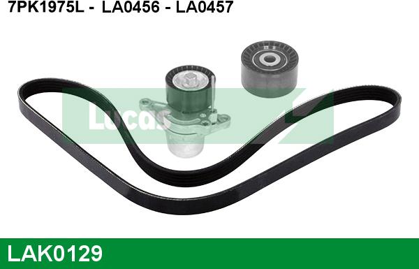 LUCAS LAK0129 - Kit Cinghie Poly-V autozon.pro