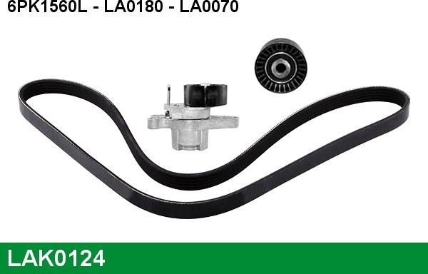 LUCAS LAK0124 - Kit Cinghie Poly-V autozon.pro