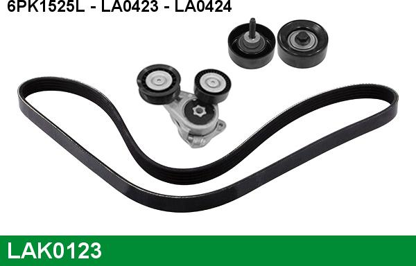 LUCAS LAK0123 - Kit Cinghie Poly-V autozon.pro