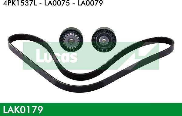 LUCAS LAK0179 - Kit Cinghie Poly-V autozon.pro