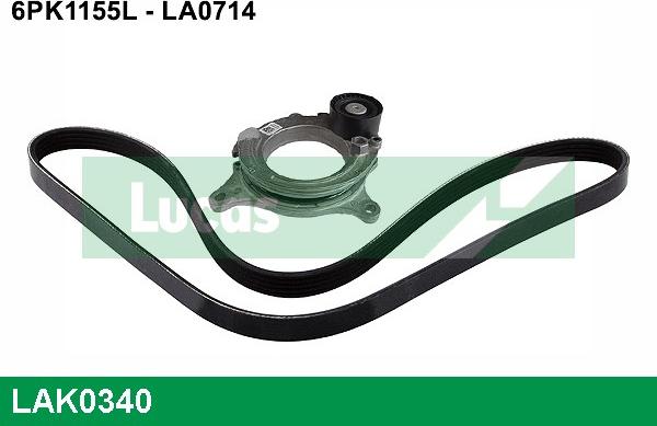 LUCAS LAK0340 - Kit Cinghie Poly-V autozon.pro