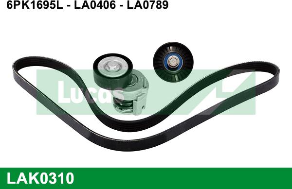 LUCAS LAK0310 - Kit Cinghie Poly-V autozon.pro