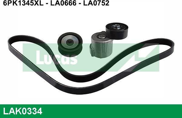 LUCAS LAK0334 - Kit Cinghie Poly-V autozon.pro