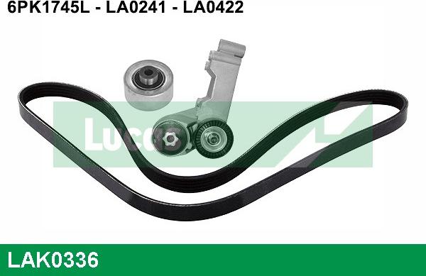 LUCAS LAK0336 - Kit Cinghie Poly-V autozon.pro