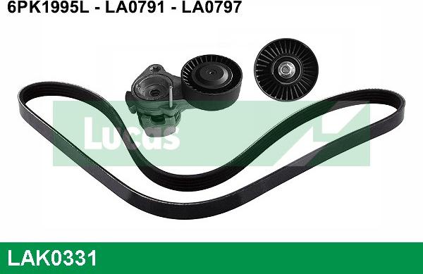 LUCAS LAK0331 - Kit Cinghie Poly-V autozon.pro