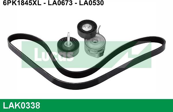 LUCAS LAK0338 - Kit Cinghie Poly-V autozon.pro