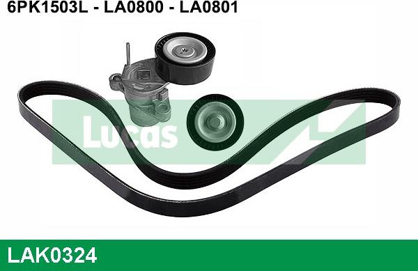 LUCAS LAK0324 - Kit Cinghie Poly-V autozon.pro