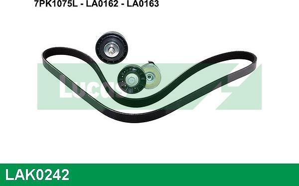 LUCAS LAK0242 - Kit Cinghie Poly-V autozon.pro