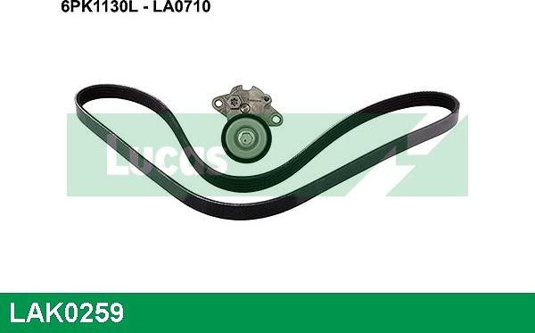 LUCAS LAK0259 - Kit Cinghie Poly-V autozon.pro