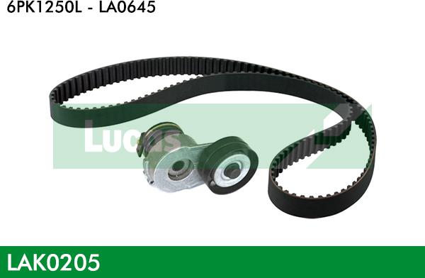 LUCAS LAK0205 - Kit Cinghie Poly-V autozon.pro